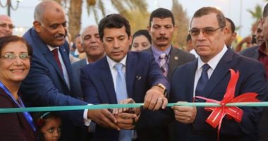 أشرف صبحى يتفقد تطوير المدينة الرياضية والاستاد الرياضي بالفيوم