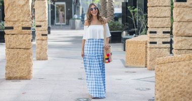 8 أفكار لارتداء الجيب الماكسى الكاروه فى الصيف.. من البحر للشغل 