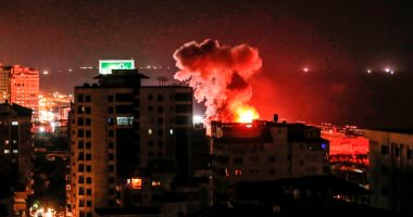 صور.. شهيد و 6 مصابين فى قصف للاحتلال الإسرائيلى على غزة