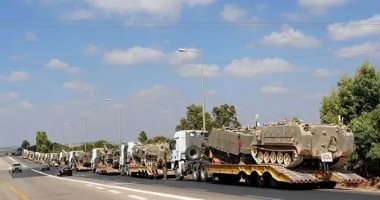 جيش الاحتلال الإسرائيلى يدفع بتعزيزات عسكرية كبيرة على حدود غزة