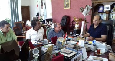 صور.. محافظ مطروح يستقبل رئيس الهيئة العامة لقصور الثقافة