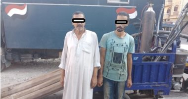 صور.. القبض على لصوص مهمات السكة الحديد فى حملة أمنية بالمحافظات
