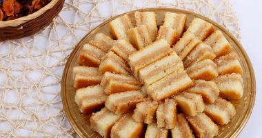 طريقة عمل البسبوسة بالتوفى