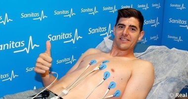 كورتوا يجتاز الفحص الطبى فى ريال مدريد