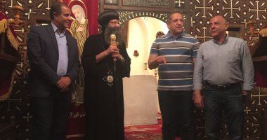 صور.. وزير الآثار يزور دير المحرق فى أسيوط