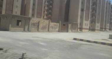 صور.. مستحقو إسكان إجتماعى ببنى سويف يطالبون بإستلام وحداتهم 