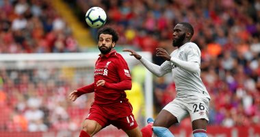 محمد صلاح يعادل إنجاز مايكل أوين مع ليفربول ضد وست هام.. فيديو 