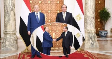 الرئيس اليمنى يشكر السيسى على دعم بلاده ويوجه التحية للشعب المصرى لاحتضانه الآلاف من المواطنين اليمنيين الفارين من الحرب.. "هادى": استقرار مصر يهم كل عربى.. ويؤكد: نتطلع لإنهاء الحرب وطى صفحة الانقلاب الحوثى