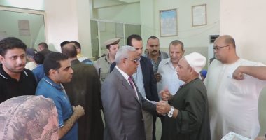 صور .. مدير أمن كفر الشيخ يتفقد المراكز الشرطية والسجل المدنى