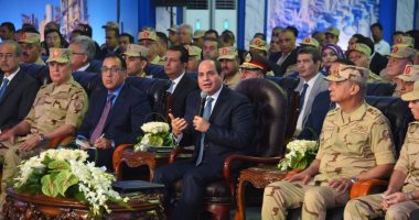 الرئيس السيسي يفتتح مشروعات تنموية صناعية ببنى سويف