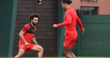 محمد صلاح يواصل الاستعداد مع ليفربول لمواجهة كريستال بالاس.. صور