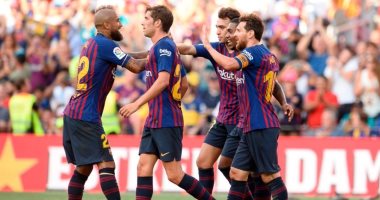 تشكيل برشلونة ضد هويسكا بالدوري الإسباني.. ميسي وسواريز فى الهجوم
