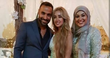 فيديو وصور.. خطوبة أحمد فهمى وهنا الزاهد وسط حضور عائلى 