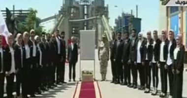السيسي: مجمع أسمنت بنى سويف يوفر 2000 فرصة عمل مباشرة و10 آلاف غير مباشرة