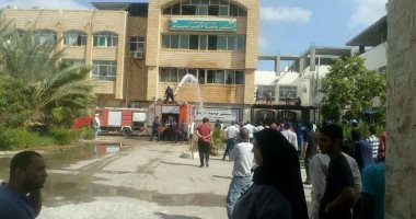 توقف عمليات القلب والصدر بمستشفى "طب الأزهر" بدمياط بسبب حريق هائل
