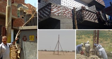 صور.. "اليوم السابع" يدق ناقوس الخطر.. المحولات الكهربائية المتهالكة بالمحافظات تهدد أرواح المواطنين.. تسببت فى انقطاع التيار أسبوعًا بأسوان.. محول بالشرقية بجوار أكوام قش الأرز.. وتساقط أعمدة بالقليوبية وسوهاج