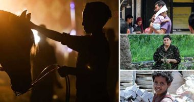 حكايات صور الشارع فى أسبوع.. الأب هو البطل الأول فى حياة أولاده.. فى كل حى ولد عترة.. عيون بتحلم ببكرة.. الخير على إيدنا يكبر ويزيد.. بالإبرة وضرب القطن "المنجد البلدى" حرفة ومهارة.. وآخر أيام زحمة العيد