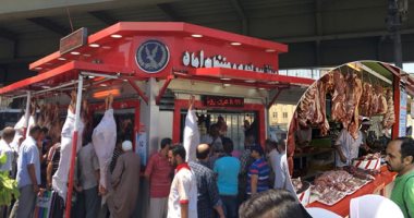 فيديو وصور.. وزارة الداخلية تتحدى جشع التجار وتطرح 4 آلاف رأس خراف وعجول حية بـ10 شوادر فى المحافظات.. ضخ 1250 طن لحوم بلدى بـ1000 منفذ أمان والأسعار 90 جنيها للكيلو