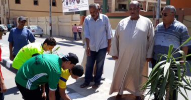 صور.. "مستقبل وطن" ينظم حملات نظافة وتجميل بمدن كفر الشيخ