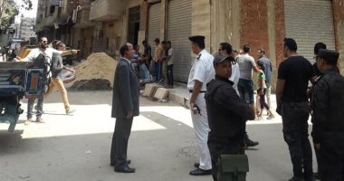 صور.. حملة مكبرة لإزالة العقارات المخالفة بالزيتون بدعم من قوات الأمن