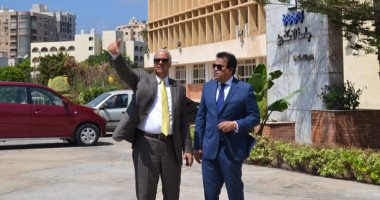 صور.. وزير التعليم العالى يزور جامعة الإسكندرية لمتابعة الانتهاء من قوائم الانتظار للمرضى
