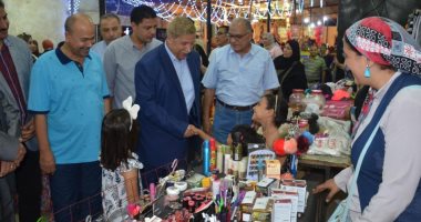 محافظ الإسماعيلية يتفقد المعرض الدائم للسلع الأساسية والمواد الغذائية
