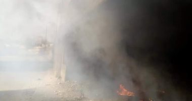 أهالى المطحن والجزيرة يستغيثون من حرق القمامة بأسوان