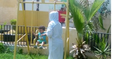 صور.. العيد فرحة فى سجن القناطر.. 8 أطفال فى زيارة أمهاتهم السجينات