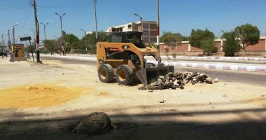 رفع 18 طن قمامة ومخلفات صلبة فى حملة بحى الكوثر بسوهاج
