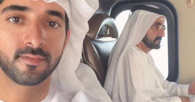 سليفى مباغت مع محمد بن راشد آل مكتوم على طريقة نجله حمدان للتهنئة بعيد الأضحى