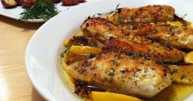 طريقة عمل الفراخ بالزعتر وزيت الزيتون