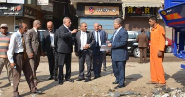 محافظ الجيزة يتفقد عدد من الأحياء لمتابعة أعمال النظافة خلال العيد