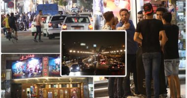 توافد المواطنين على وسط البلد لشراء ملابس العيد