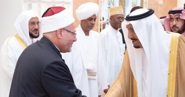 مفتى الجمهورية يهنئ خادم الحرمين الشريفين باليوم الوطنى للمملكة العربية السعودية