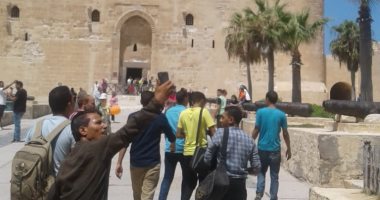 قلعة قايتباى تستقبل 4 آلاف زائر فى ثانى أيام عيد الأضحى المبارك 
