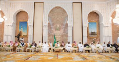 خادم الحرمين يقيم حفل الاستقبال السنوى لكبار الشخصيات أدوا فريضة الحج