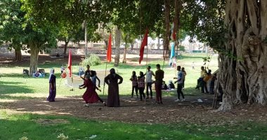 7 آلاف زائر يحتفلون بعيد الأضحى وسط حدائق القناطر الخيرية