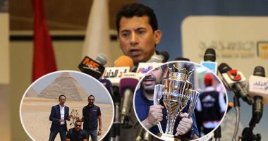 كأس السوبر الإماراتى فى أحضان القاهرة للمرة الثانية.. استاد الدفاع الجوى يستضيف قمة العين والوحدة الساخنة.. مؤتمر صحفى عالمى بحضور وزير الرياضة.. والأهرامات وخان الخليلى يحتفيان بالكأس برعاية بريزنتيشن