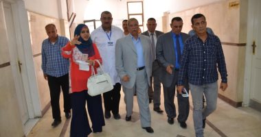 صور.. محافظ الإسماعيلية يشيد بمستوى الخدمة الطبية بمستشفى الحميات