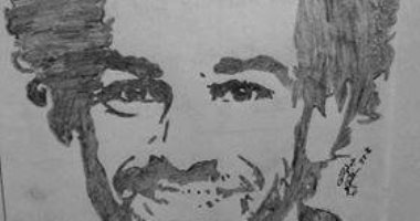 عبد الرحمن صيدلى بدرجة فنان و البداية مع رسمة بالرصاص لمحمد صلاح