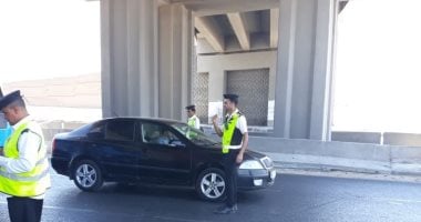 زحام مرورى بسبب سيارة معطلة فى شارع النصر بمدينة نصر  