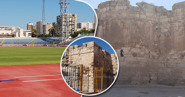 فيديو.. حكاية أول صرح رياضى بمصر.. "استاد الإسكندرية" عندما أبدع المصريون فى تحفة معمارية على الطراز الرومانى.. البناء بتبرعات الملوك والأمراء والأعيان ومسابقة "يناصيب".. وتزيينه بحروف الملك فؤاد والعلم القديم
