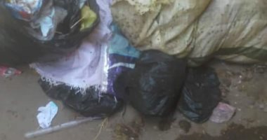 قارئ يشكو من تراكم القمامة بشارع حسن الحداد قرية كوم بنى مراس بالمنصورة