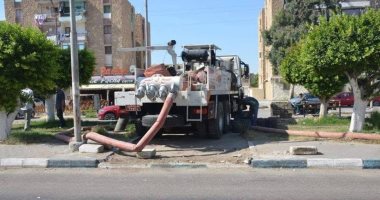 "مياه القناة" تنهى أزمة هبوط خط صرف الجزيرة الوسطى بالإسماعيلية