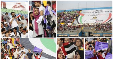 الجماهير تزين استاد الدفاع الجوى قبل بدء السوبر الإماراتى