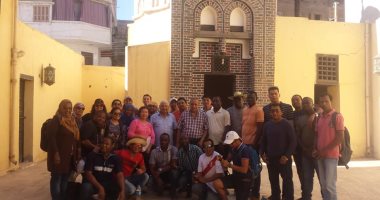 صور.. وفد أفريقى أسيوى أمريكى يزور آثار فوه الإسلامية بكفر الشيخ