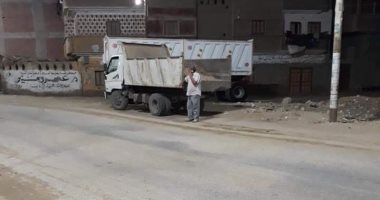 حملة للنظافة والتجميل بمدينة أخميم بسوهاج