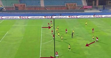 برنامج الأوتوكاد يؤكد صحة هدف الأهلى فى دجلة 