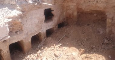 صور.. اكتشاف جانب من الجبانة الغربية لمدينة الإسكندرية البطلمية