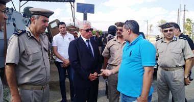 مدير أمن البحيرة يتفقد مواقع الشرطة بالطريق الصحراوى وأديرة وادى النطرون